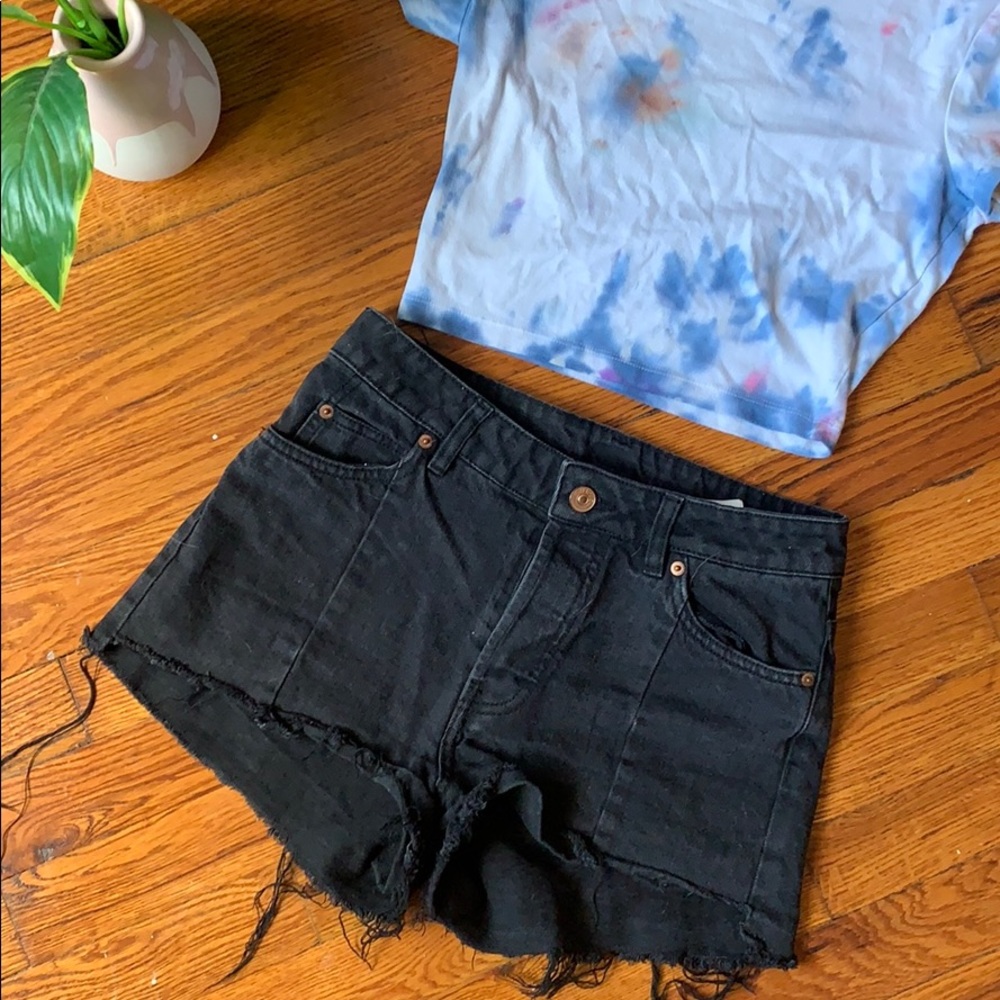High waisted shorts